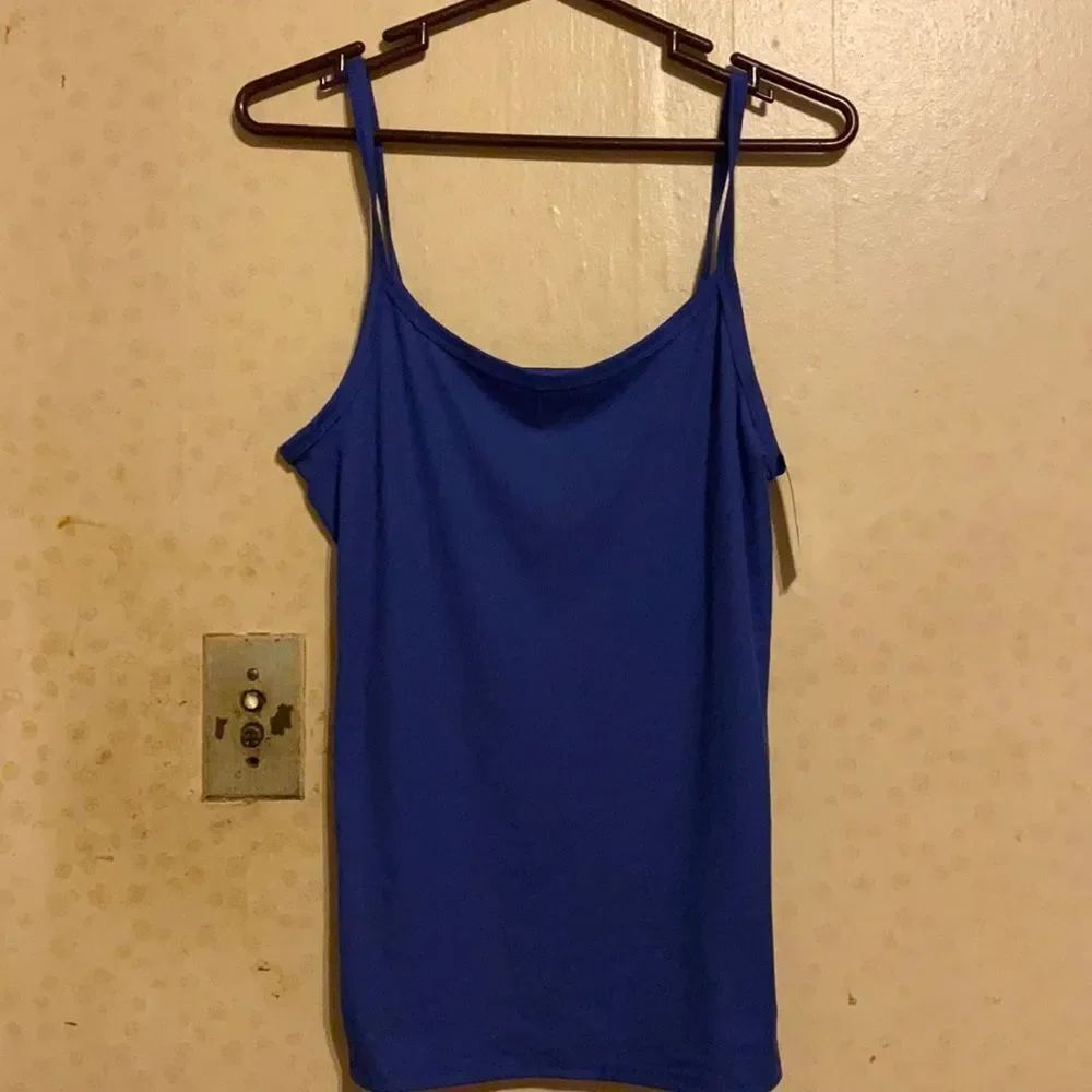 No Boundaries blue tank top sz. XL NWT